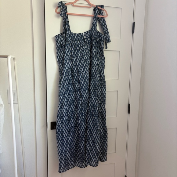 NWT SZ Blockprints Winslow Dress in Indigo Patti - Picture 8 of 11